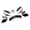 Grille, Chevrolet Corvette Stingray/ grille mount (3)/ headlight housing ( 2)/ lens (2)/ headlight mount (2)/ 2.