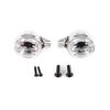 LEM9334-Headlight housings (left &amp; right)/ he adlight lens (2)/ 2.6x8 BCS (2)/ 1.6x 7 BCS (self-tapping) (2)