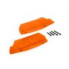 Mud guards, rear, orange (left and ri ght)/ 3x15 CCS (2)/ 3x25 CCS (2)