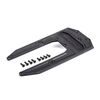 Skidplate, chassis, black (fits Sledg e)