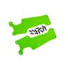 LEM9633G-Suspension arm covers, green, front ( left and right)/ 2.5x8 CCS (12)
