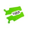 Suspension arm covers, green, front ( left and right)/ 2.5x8 CCS (12)