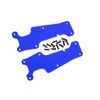 Suspension arm covers, blue, front (l eft and right)/ 2.5x8 CCS (12)