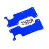 LEM9634X-Suspension arm covers, blue, rear (le ft and right)/ 2.5x8 CCS (12)