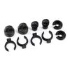Shock cap (2)/ spring perch (2)/ rod end (2)/ spring preload spacer (4)