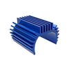 Heat sink, Titan 87T motor (6061-T6 a luminum, blue-anodized)