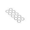 LEMTLR236006-10 x 14mm Shims, 0.1mm and 0.2mm (5 e ach)