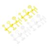 AX80049 LED Lens Set Yellow/Clear (4)