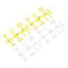 LEMAXIC4258-AX80049 LED Lens Set Yellow/Clear (4)