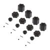 LEMAXIC8027-AX31074 Hex Hub Conv Set (12mm)(4pcs) 9026/Wraith