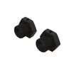 Aluminum Wheel Hex 17mm - 14.6mm Thic k, Black (2)
