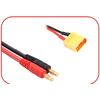 AB3040070-Charging Cable 4mm Bullet Plug - XT90 300mm