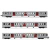 SNCF 3 RIB 70 Wagon portes rouges Ep IV-V
