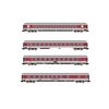DB AG 4 voitures de voyageurs IC 1xApm 2xBm 1xArm Ep.V