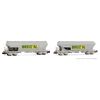 SNCF 2 wagons-silos 4 essieux.BREIZAL Ep.IV-V