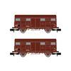 SNCF 2 wagons marchandises couverts G4 Permaplex Ep IV