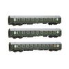 DR 3 voitures 1 A 1AB 1Wagons couchettes ép. III