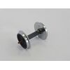 Jeu de roues métalliques G à roulement à billes 30mm (2 pièces)