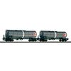 Coffret de 2 wagons-citernes coudés OEVA ÖBB V