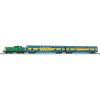Coffret de départ locomotive PKP + 2 Dosto PKP voie A + ballast
