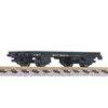 Wagon plat de service ferroviaire noir Ep.IV-VI
