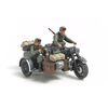 German Biker + Sidecar