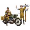 ARW10.35316-British BSA M20 Motorcycle w/Military Police Set