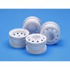 Racing Truck Wheels (F+R) Blanc (2)