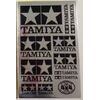 TAMIYA Logo autocollant or