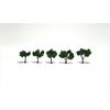 Feuillus vert moyen 3 - 5 cm (5 pcs)