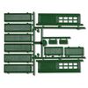 Volets et portes verts