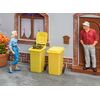 2 poubelles jaunes
