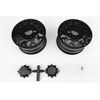 ARW24.CD0603-AF H01 CONTRA Wheel black, blk Cap (2pcs) f&#252;r DL-Serie