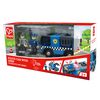 Voiture de police avec sirène