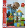 Blocs de construction en bois multicolores
