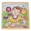 Puzzle de couches de miel