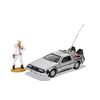 ARW54.CC05503-Back to the Future DeLorean and Doc Brown Figure