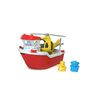 Bateau de sauvetage avec hélicoptère
