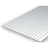 Plaque blanche 15x30cm 1.0mm Toiture en bardeaux .080
