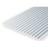 Plaque blanche 15x30cm 1.0mm V-Riff rond .083