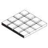 (1.0mm) Plaque blanche (15x30cm) Bordure 0.65mm
