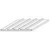 1.0mm Plaque blanche15x30cm Planche avec latte .075