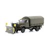 Saurer 2DM avec lame de déneigement Boschung