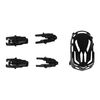 Haube + 4 Motorgondeln schwarz