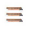 SNCF TGV Sud-Est version inauguration 1981 Coffret de 3 voitures intermédiaires 2x 1ère classe 1x Ba