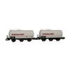 SNCF Coffret de 2 wagons-citernes à 3 essieux PETROLES de L'OUEST gris Ep.IV