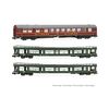 DR Coffret de 3 voitures voyageurs OSShD type B Spree-Alpen-Express Coffret 2 vert/rouge 1x WR + 2x