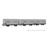 FS Coffret de 3 wagons frigorifiques Hgb à 2 essieux 2x sans 1x avec guérite de frein portes métalli