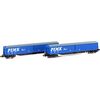 Coffret de 2 wagons à parois coulissantes Habis Pimk Rail Ep.VI
