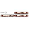 SNCF 3 pcs. Coffret voiture Grand Confort TEE Le Kléber A8u A8tu Vru gris Ep. IV